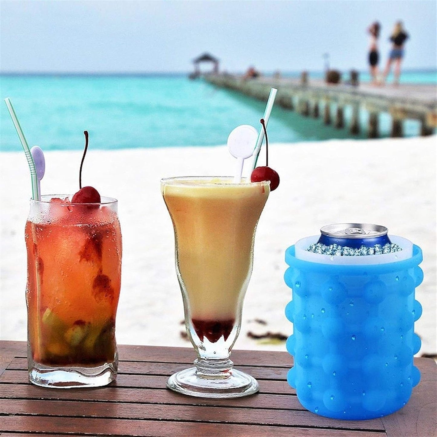 Molde de silicona para hacer cubitos de hielo