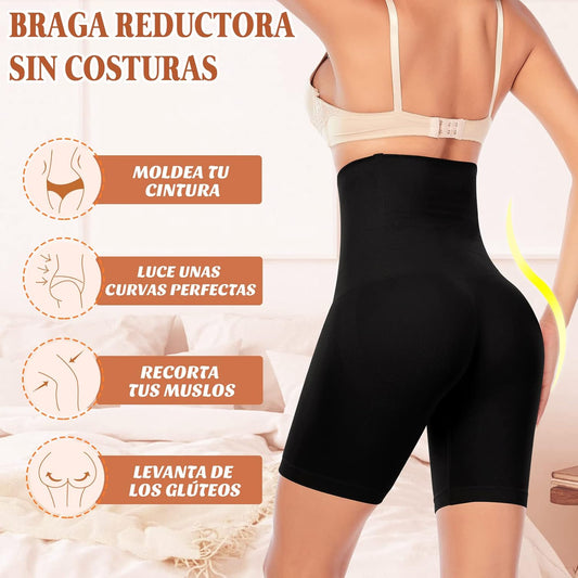 Faja Reductora Mujer Adelgazante Negro XL/XXL