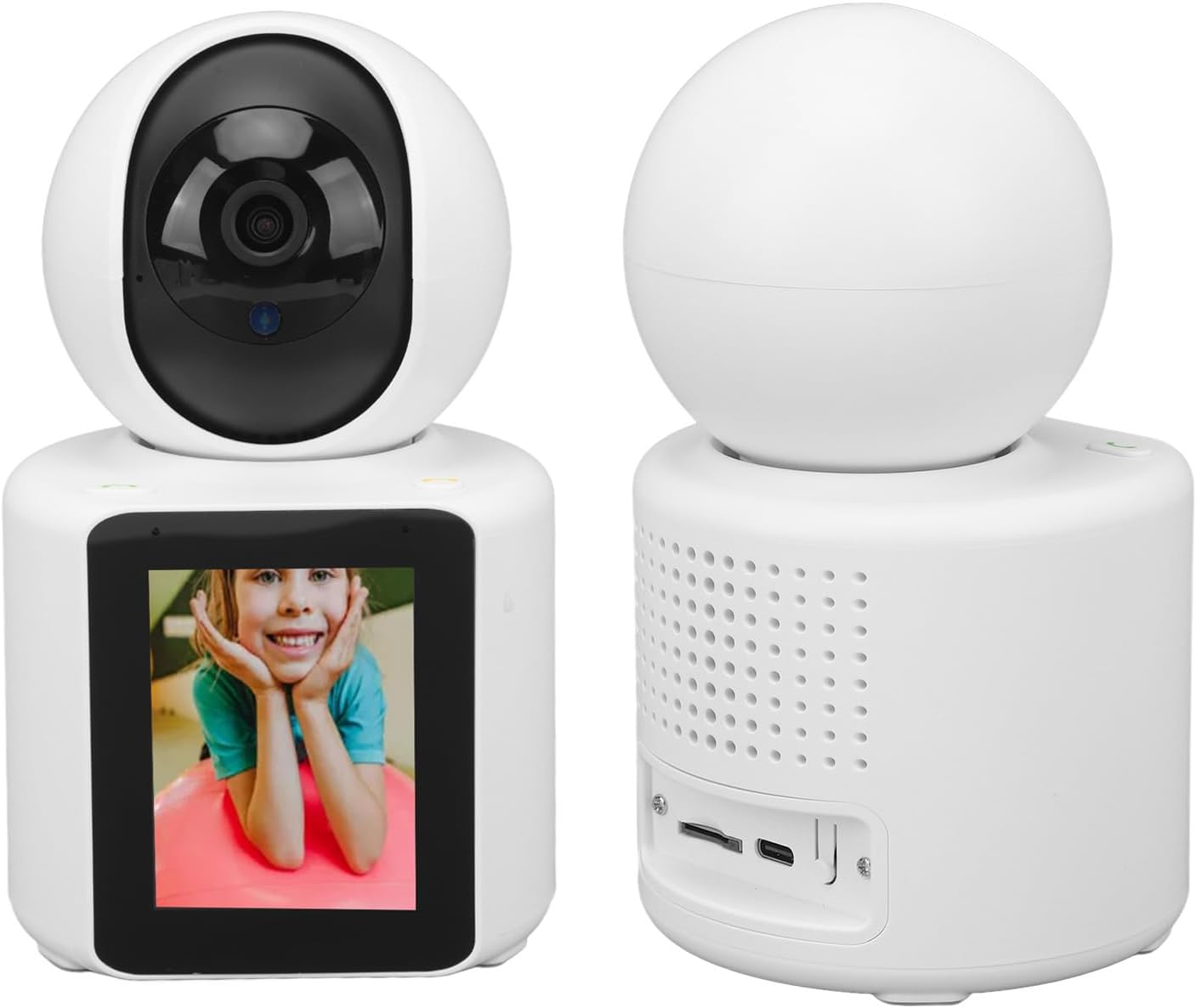 Cámara de Seguridad Inteligente para el Hogar con Pantalla IPS: Vigilancia Completa y Visualización Instantánea