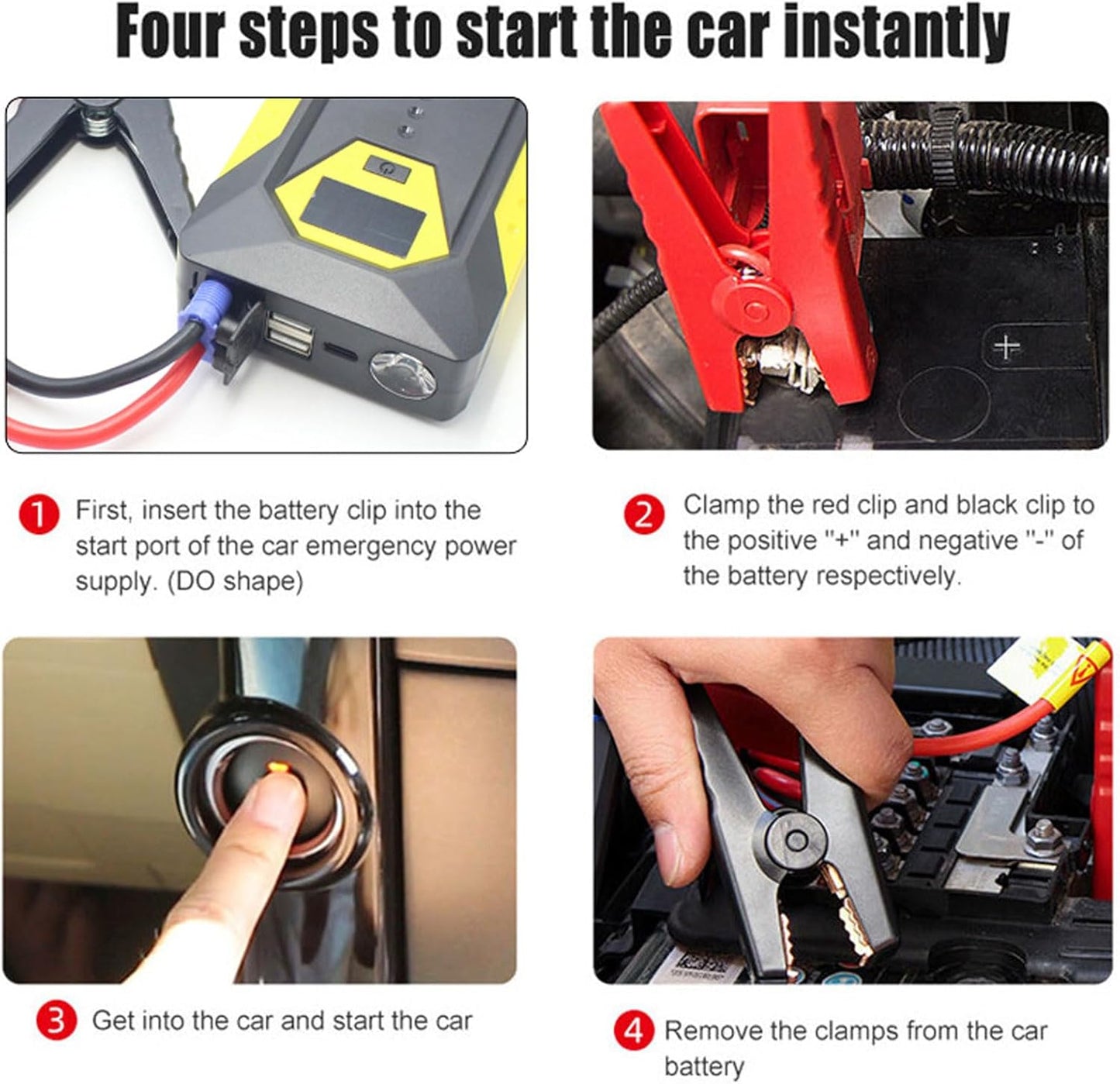 Arrancador de batería de coche de 12V - additional image 1