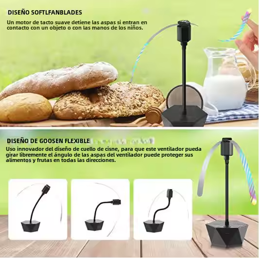 Ventilador repelente de mosca para mesa