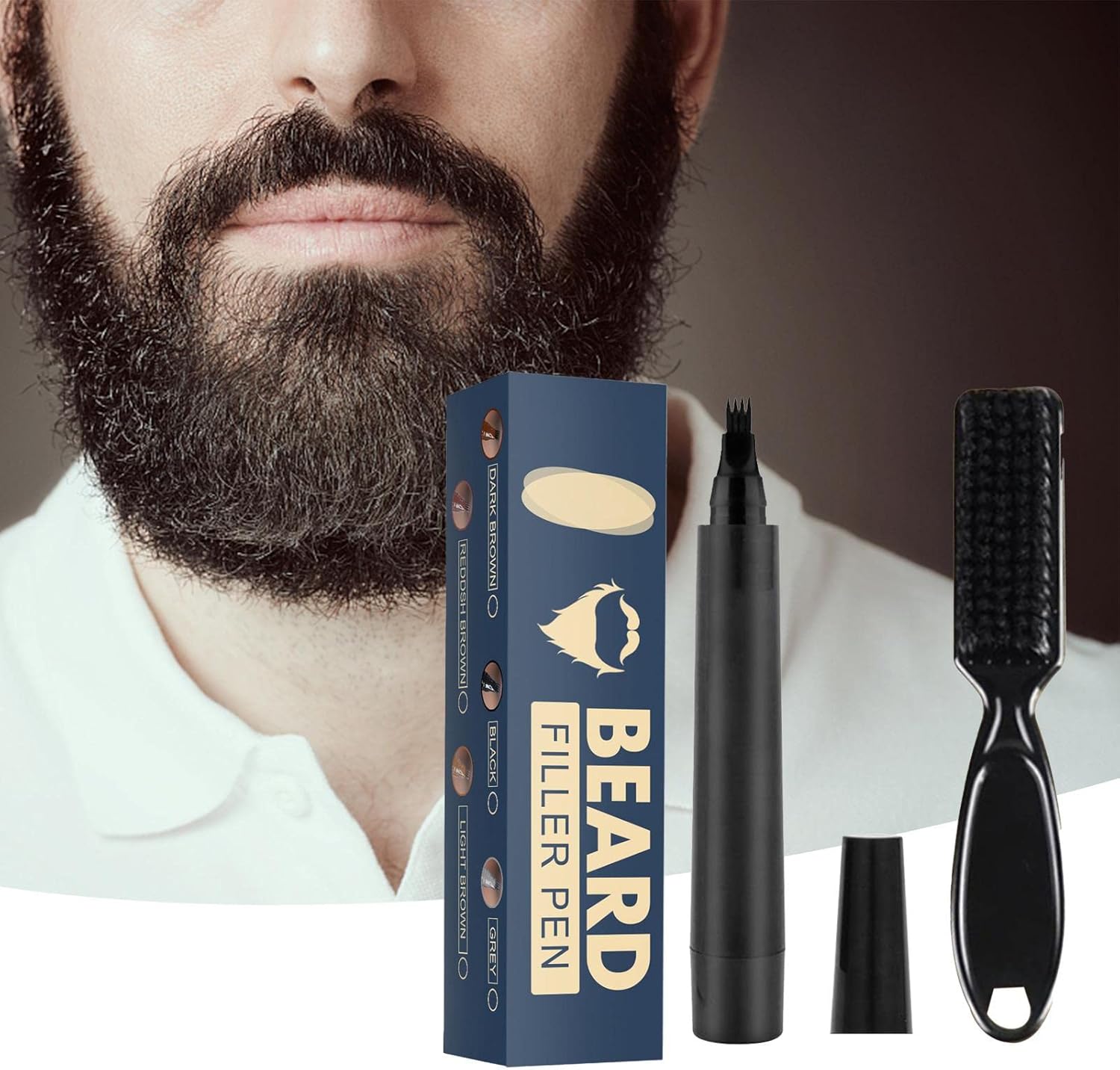 Lápiz corrector de cejas / barba